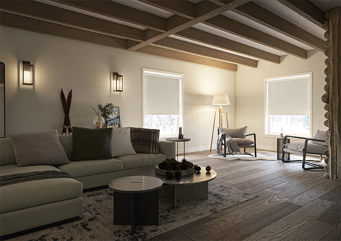 Levant (FR Blackout), Pecan - Twist&Fit Roller Blind - Image 7